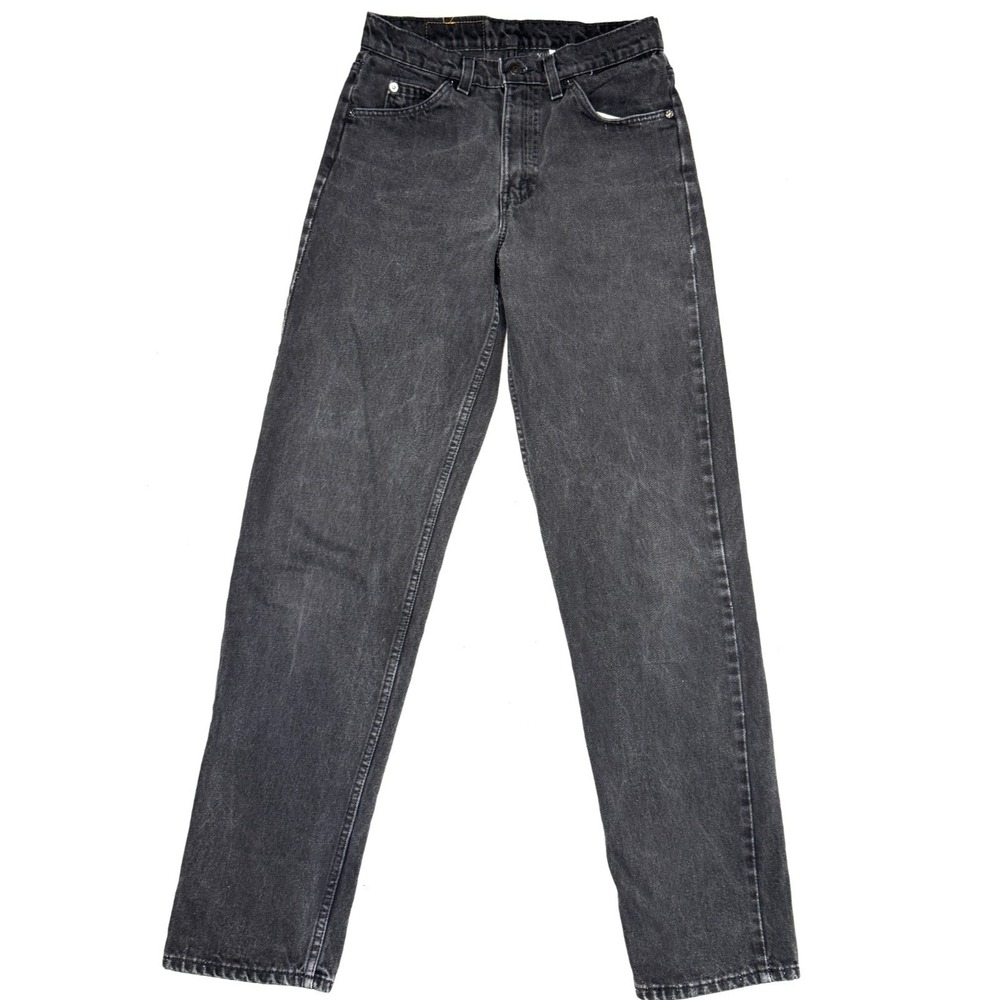 vintage USA made Levi's 550 Jeans 30x34 Black Denim Classic Tapered Relaxed Fit